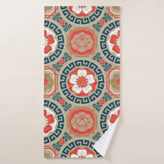Motif ornemental traditionnel asiatique sans coutu