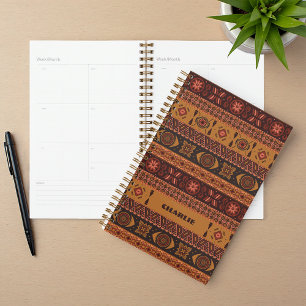 Motif ornemental tribal de terre cuite moderne