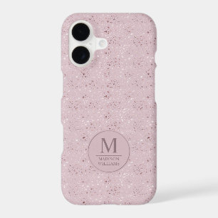 Motif Pailleté Rose Pâle Doré Clair Personnalisé