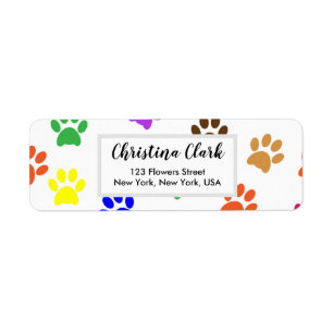 Motif Pain Cute Adresse personnalisée personnalis