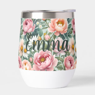 Motif papier peint floral personnalisé