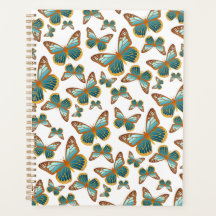 Motif papillon bleu dégradé