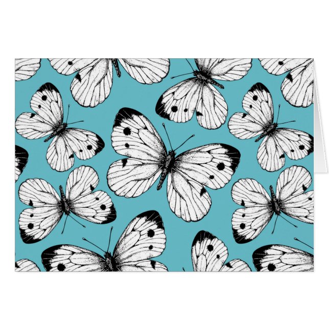 Motif papillon de choux (Devant horizontal)