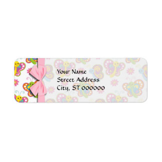 motif papillons printemps heureux