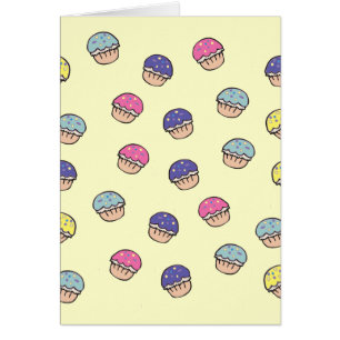 Motif Pastel Cupcakes