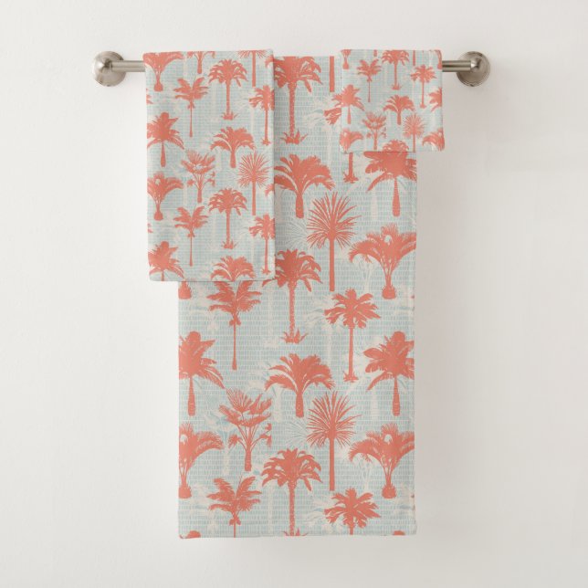 Motif Pastel Palm Tree (En situation)