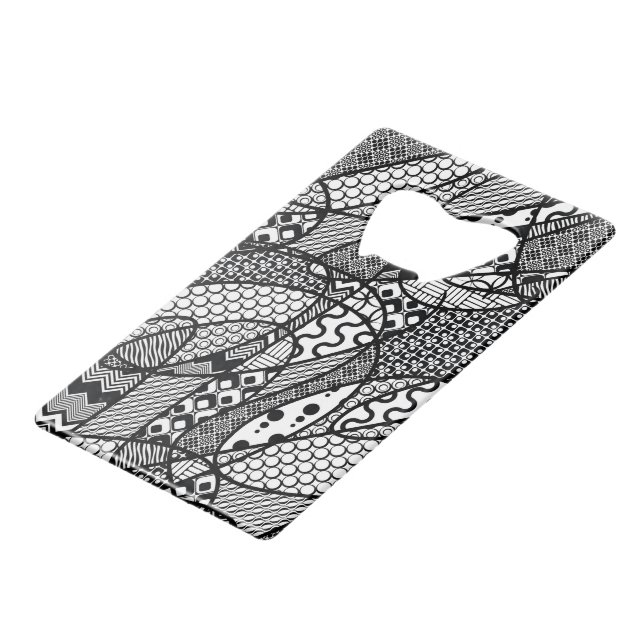 Motif Patchwork Noir & Blanc 05 (Devant Angle)