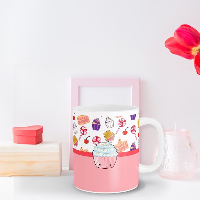 Motif personnalisé cupcakes Coffee Mug (Créateur téléchargé)