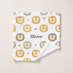 Motif personnalisé de visage de lion de safari mig
