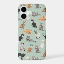 Motif pimpant mignon de chats