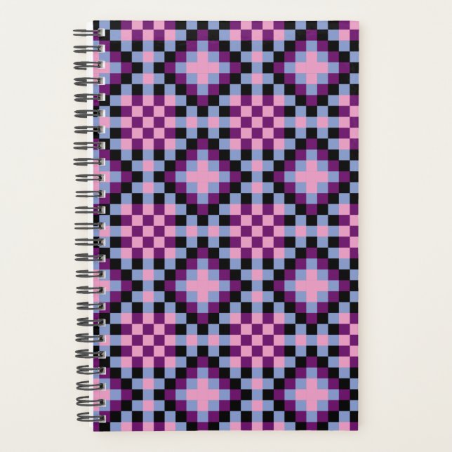 Motif Pixel foncé (Devant)