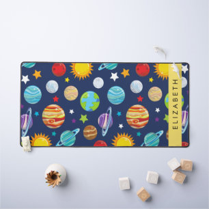 Motif, Planètes, Étoiles, Cosmos, Votre Nom