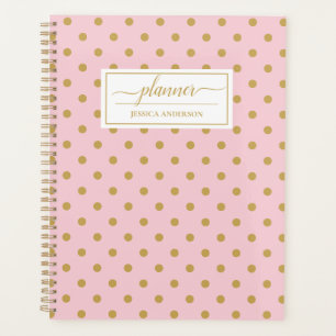 Motif Pois Chic Pink Gold