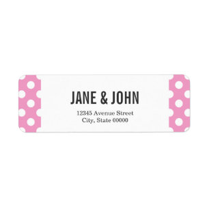 Motif Pois rose pâle