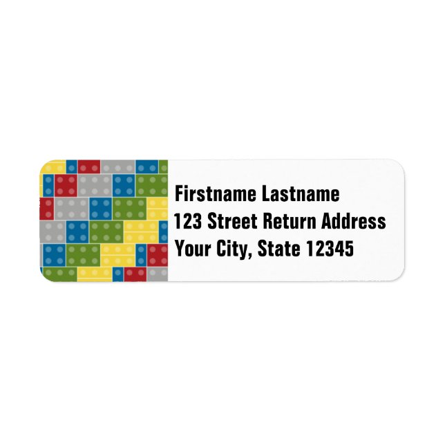 Motif Pop Art Colorful Bricks pour garçons (Devant)