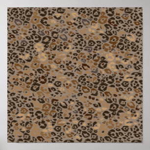 motif poster de animal