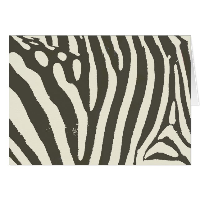 Motif Poster de animal Zebra Stripe (Devant horizontal)