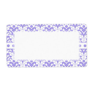Motif pourpre de damassé d'art déco assez rétro