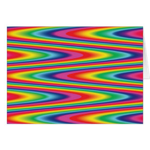 Motif psychédélique d'arc-en-ciel de zigzag