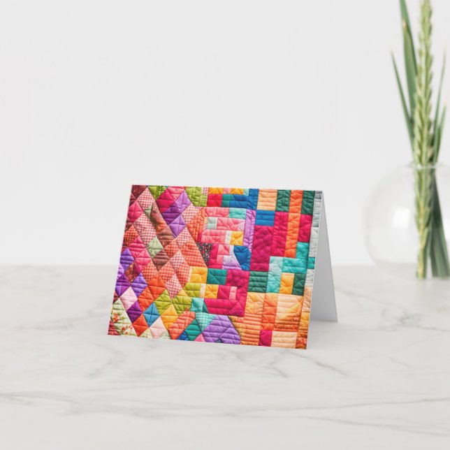 Motif Quilt Patchwork Neon (Devant)