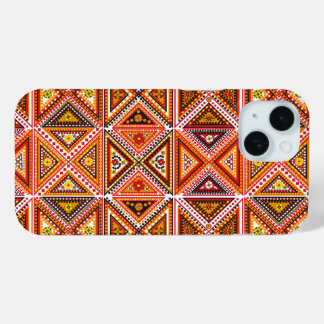 Motif Quilt Pattern iPhone Case