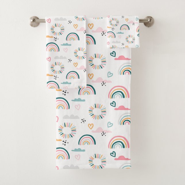 Motif Rainbows & Hearts (En situation)