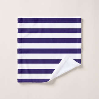 Motif rayures indigo et blanc