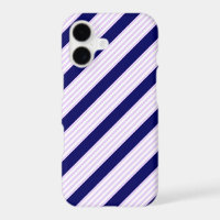 Motif rayures lilas et blanches avec bleu marine