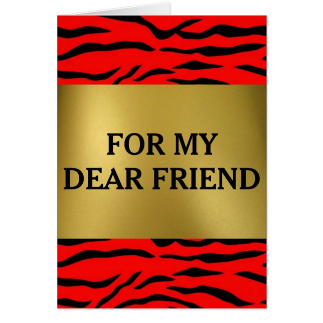 Motif Red Tiger (Devant)