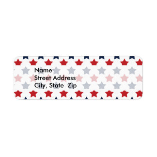Motif Red, White et Blue Stars