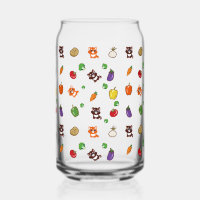 motif renard et légumes
