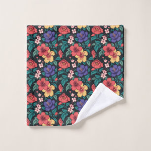 Motif répétitif de fleurs sauvages