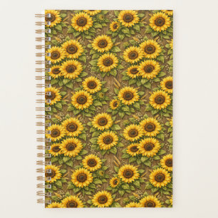 Motif répétitif sans couture de Tournesol Lumineux