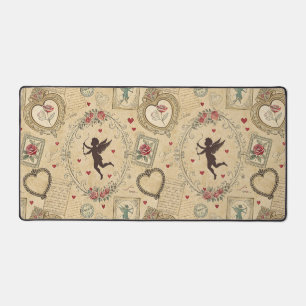 Motif romantique de Cupidon vintage