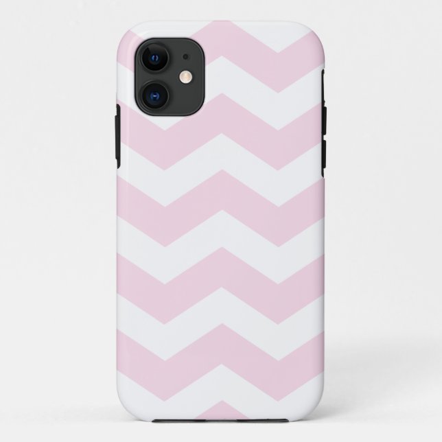 Motif rose Chevron Coque-Mate iPhone 5 Coque (Dos)