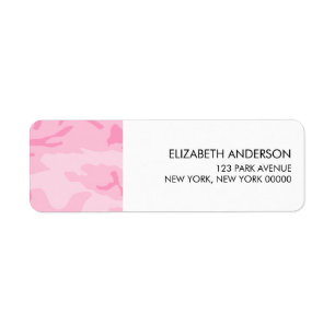 Motif rose de camouflage