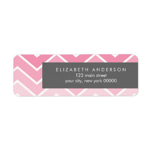 Motif rose de Chevron de zigzag d'Ombre