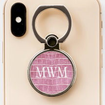 Motif rose de crocodile rose