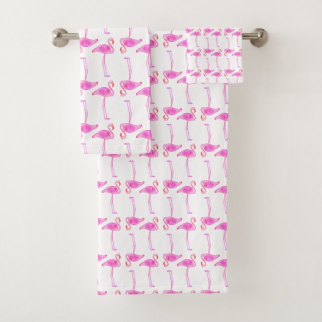Motif rose de Flamant rose (En situation)