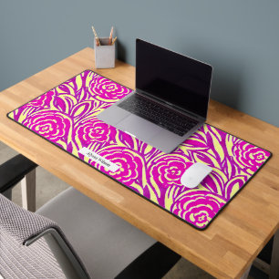 Motif Rose Hot Pink inspiré par l'aquarelle