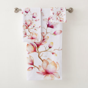 Motif rose Magnolia {choisissez votre couleur}