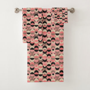 Motif rose moderne de la moitié du siècle
