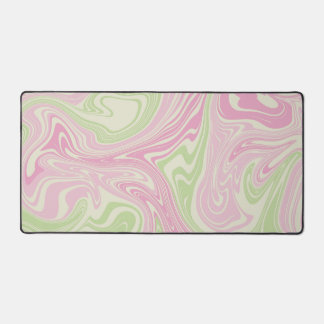 Motif rose vert à bille liquide