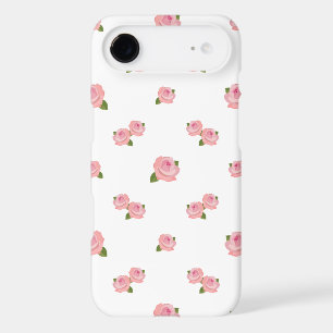 Motif Roses Roses sur Blanc