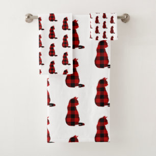 Motif rouge Cat