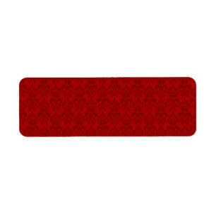Motif rouge de damassé