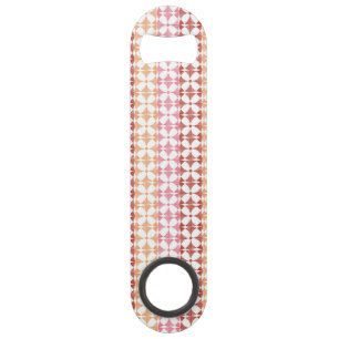 Motif rouge géométrique de rayures d'ikat