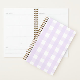 Motif sans couture à carreaux gingham lilas peint