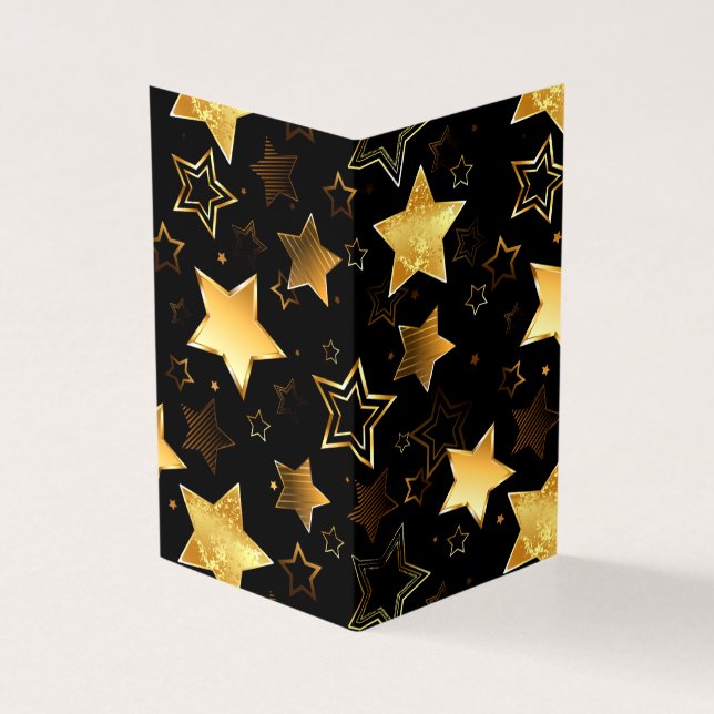 Motif sans couture avec étoiles d'or (Outside)