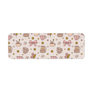 Motif sans couture de café boho